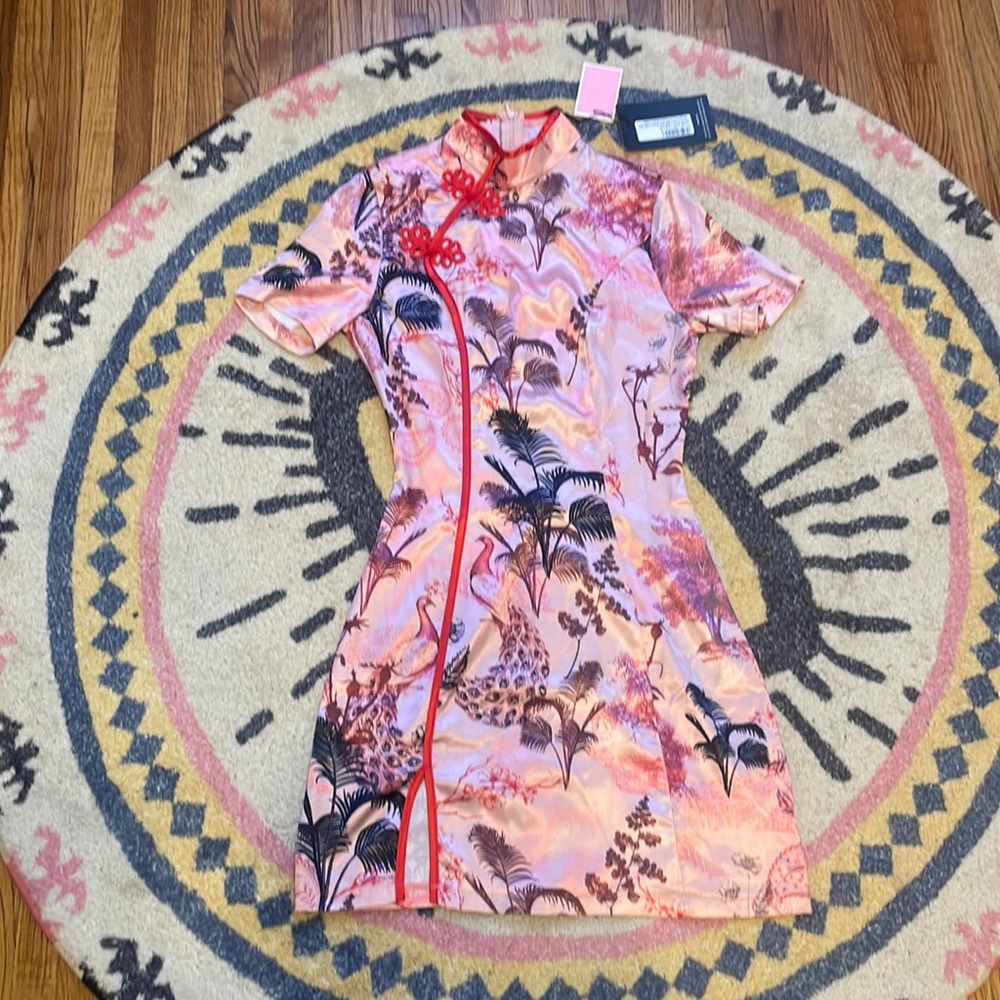 Pretty Little Thing silk dress brand new